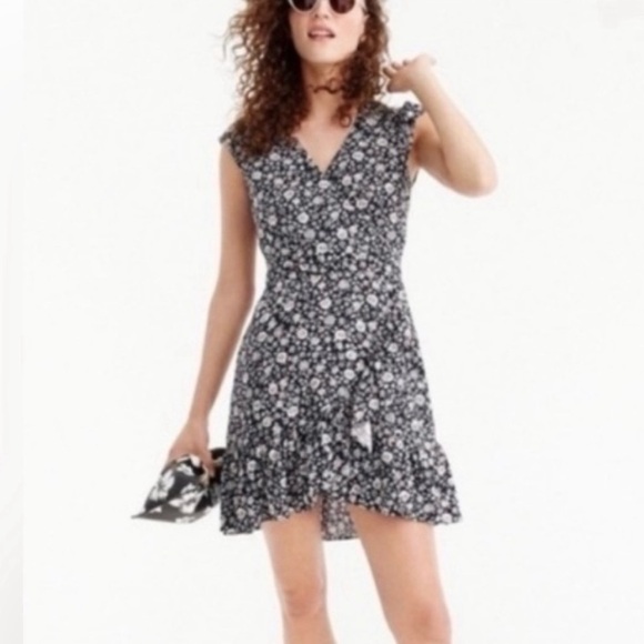 **NWT** Navy JCrew Dress - Picture 2 of 9